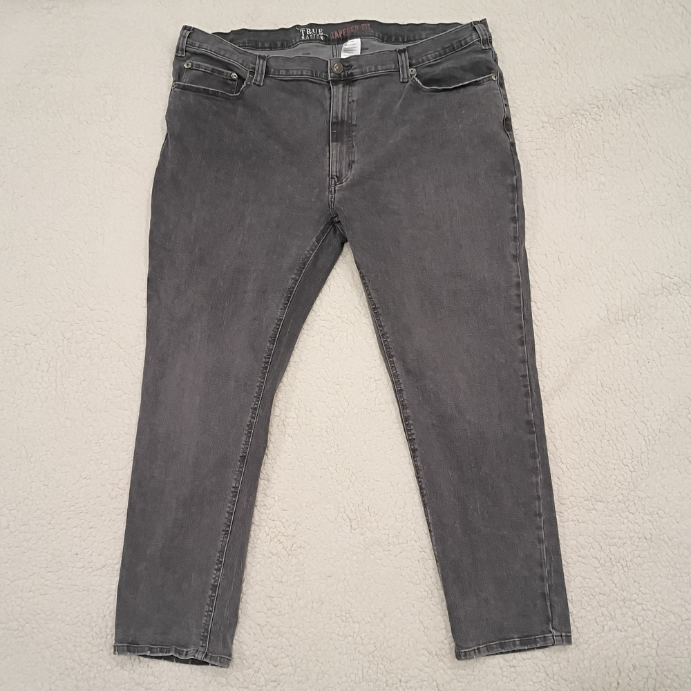 DXL True Nation Tapered Fit Big & Tall Gray Wash Jeans